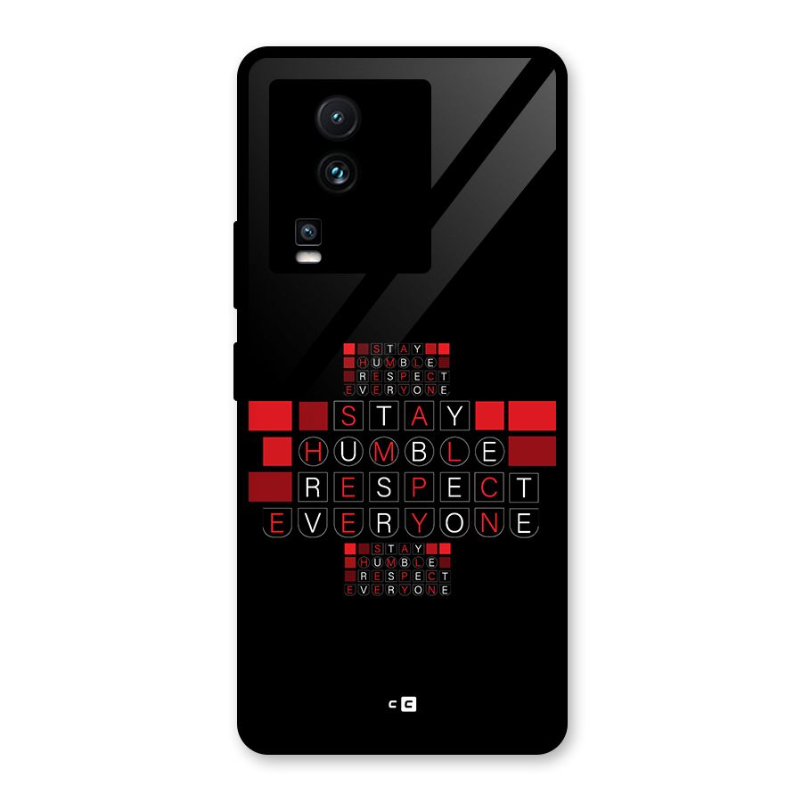 Humble Respect Glass Back Case for Vivo iQOO Neo 7 Pro