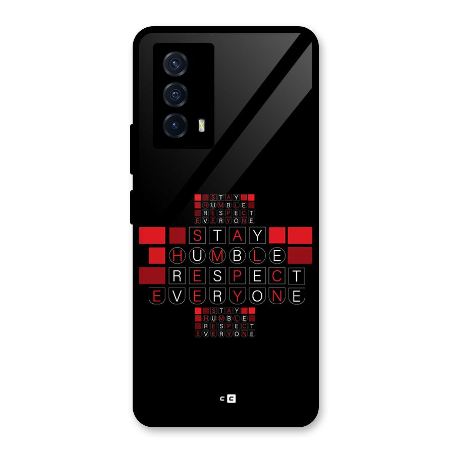 Humble Respect Glass Back Case for Vivo iQOO Z5