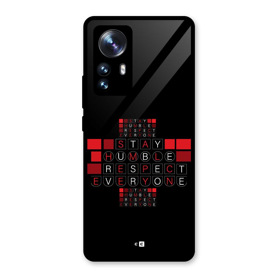 Humble Respect Glass Back Case for Xiaomi 12 Pro