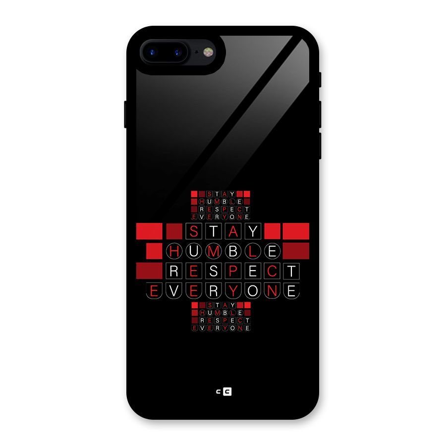 Humble Respect Glass Back Case for iPhone 7 Plus