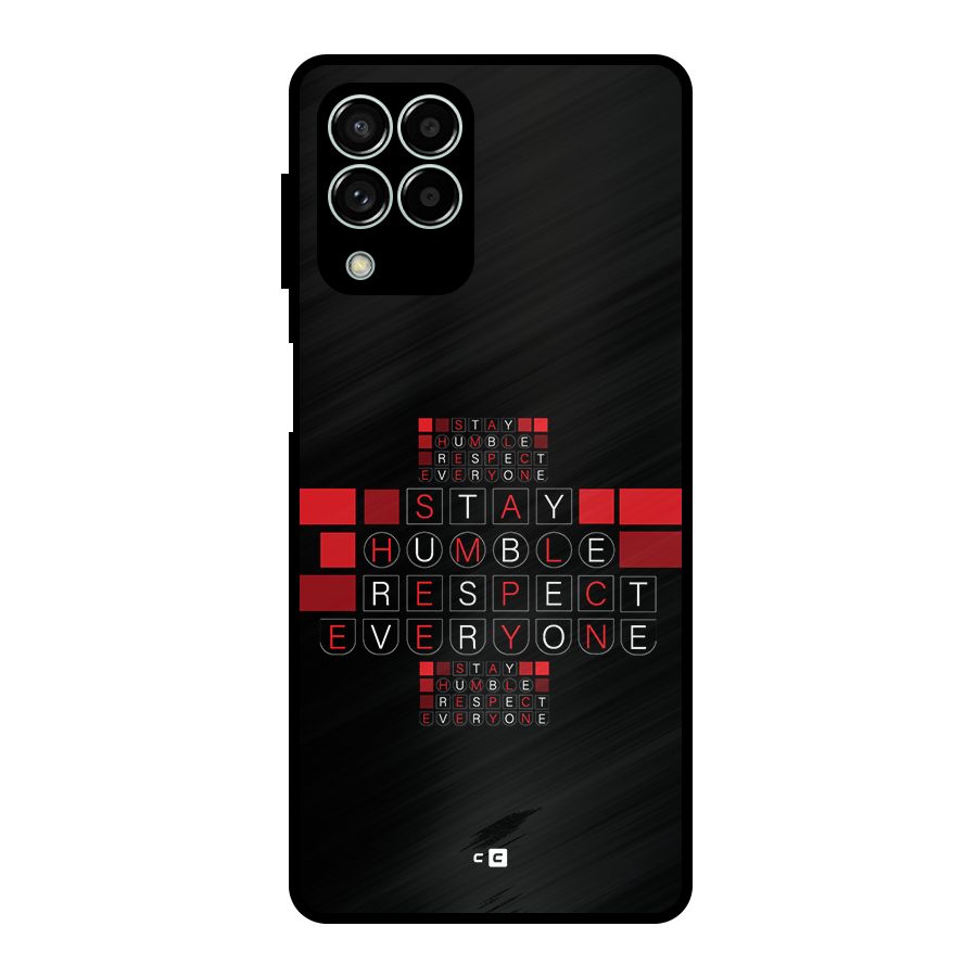 Humble Respect Metal Back Case for Galaxy M33