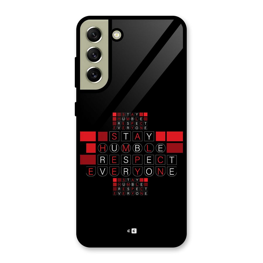 Humble Respect Metal Back Case for Galaxy S21 FE 5G (2023)