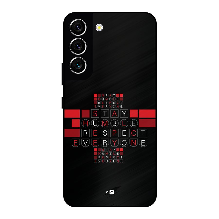 Humble Respect Metal Back Case for Galaxy S22 5G