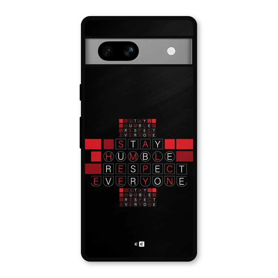 Humble Respect Metal Back Case for Google Pixel 7a