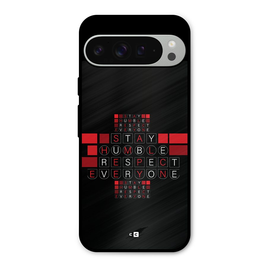 Humble Respect Metal Back Case for Google Pixel 9 Pro XL