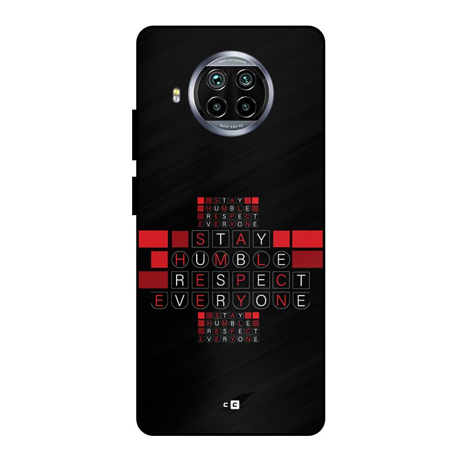 Humble Respect Metal Back Case for Mi 10i
