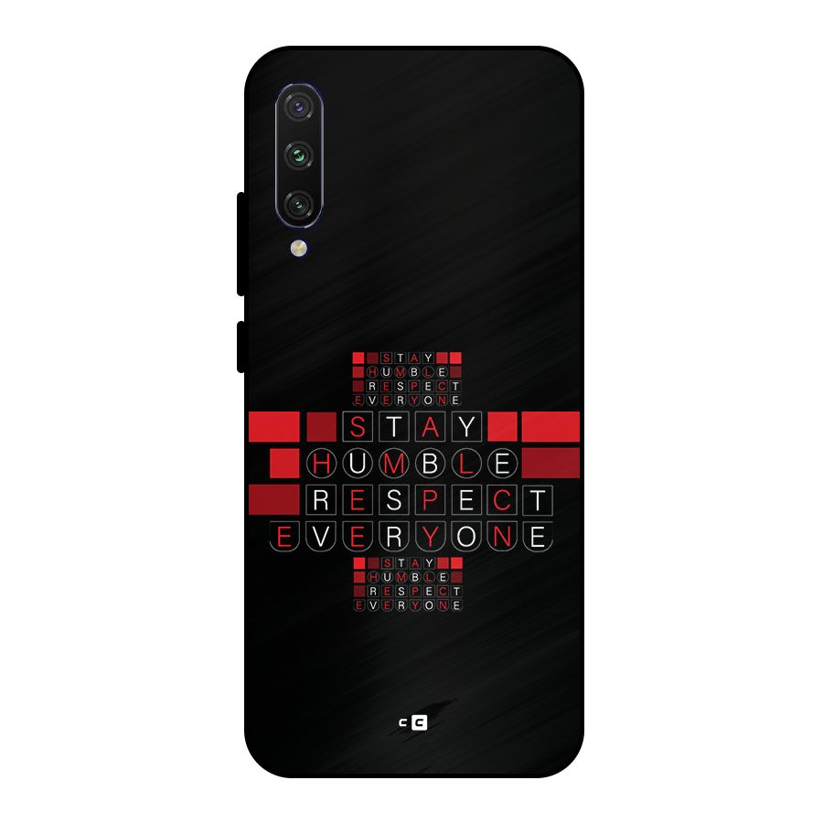Humble Respect Metal Back Case for Mi A3