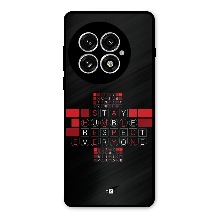 Humble Respect Metal Back Case for OnePlus 13