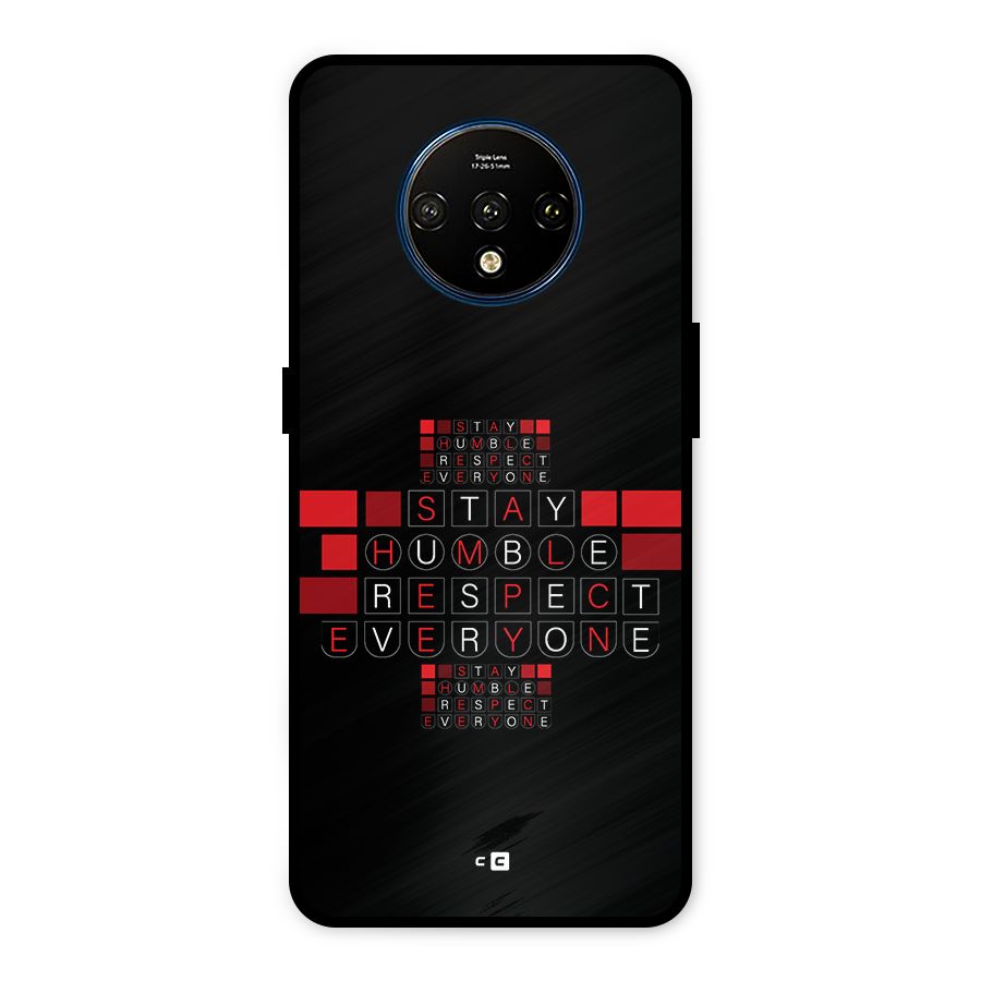 Humble Respect Metal Back Case for OnePlus 7T