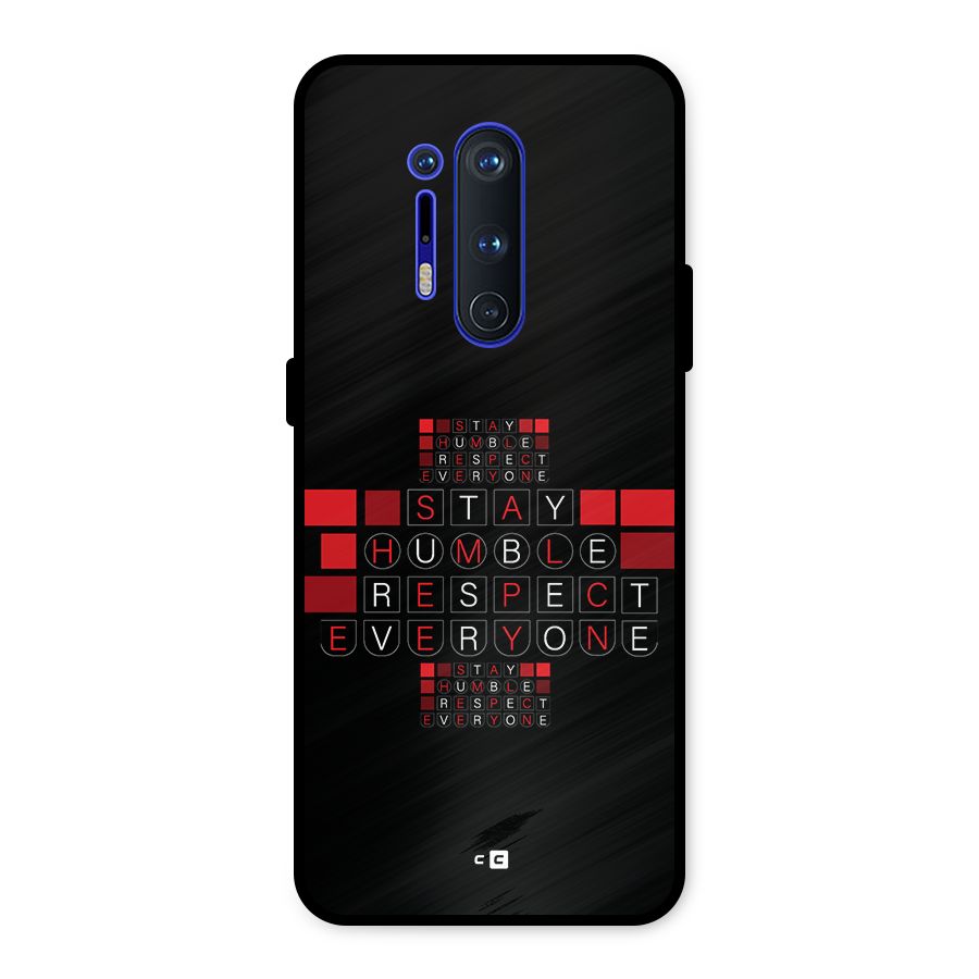 Humble Respect Metal Back Case for OnePlus 8 Pro