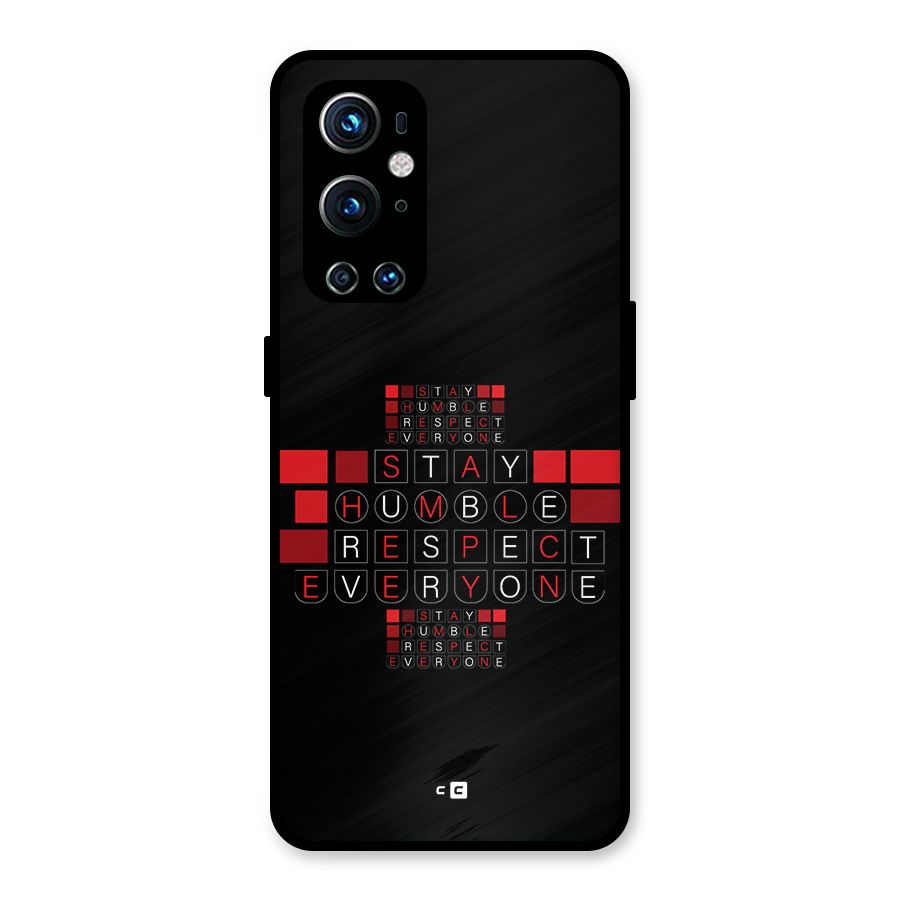 Humble Respect Metal Back Case for OnePlus 9 Pro