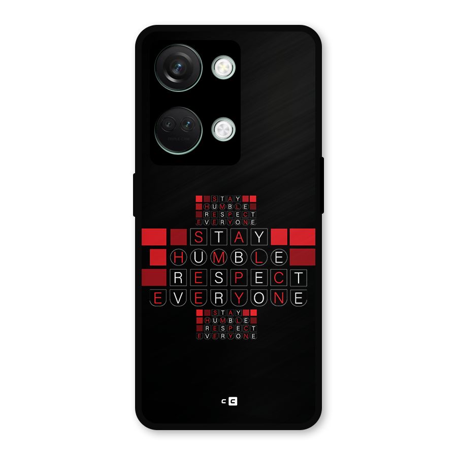 Humble Respect Metal Back Case for OnePlus Nord 3