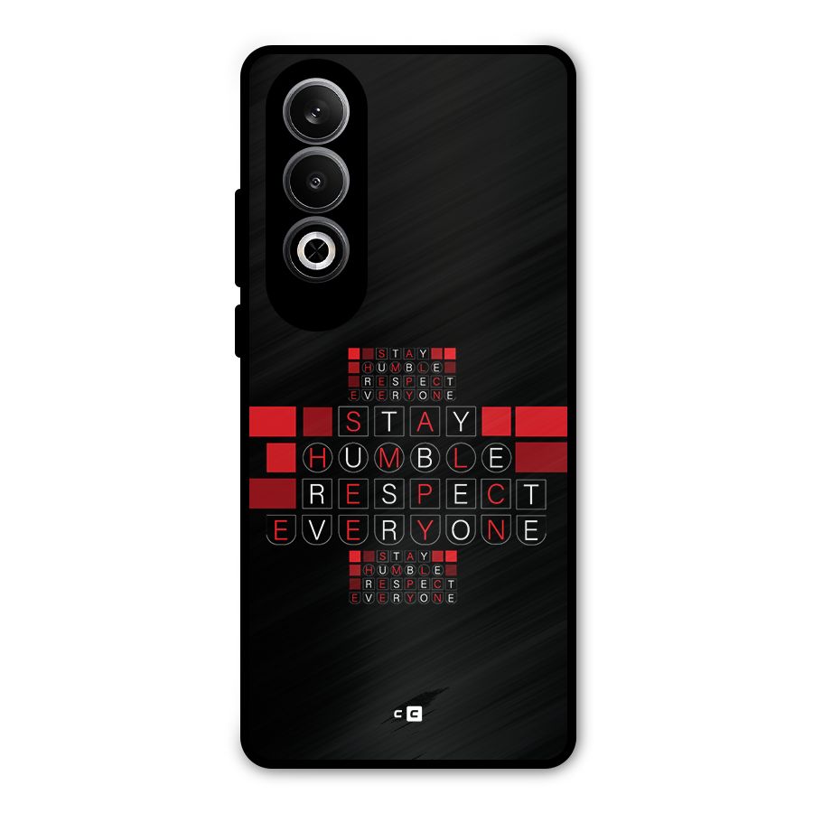 Humble Respect Metal Back Case for OnePlus Nord CE4