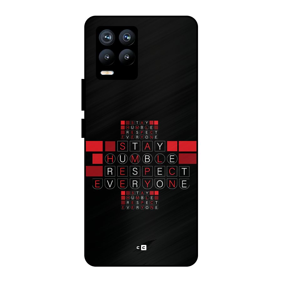 Humble Respect Metal Back Case for Realme 8