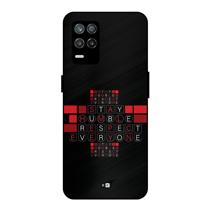Humble Respect Metal Back Case for Realme 8 5G