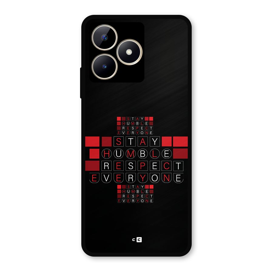 Humble Respect Metal Back Case for Realme C53