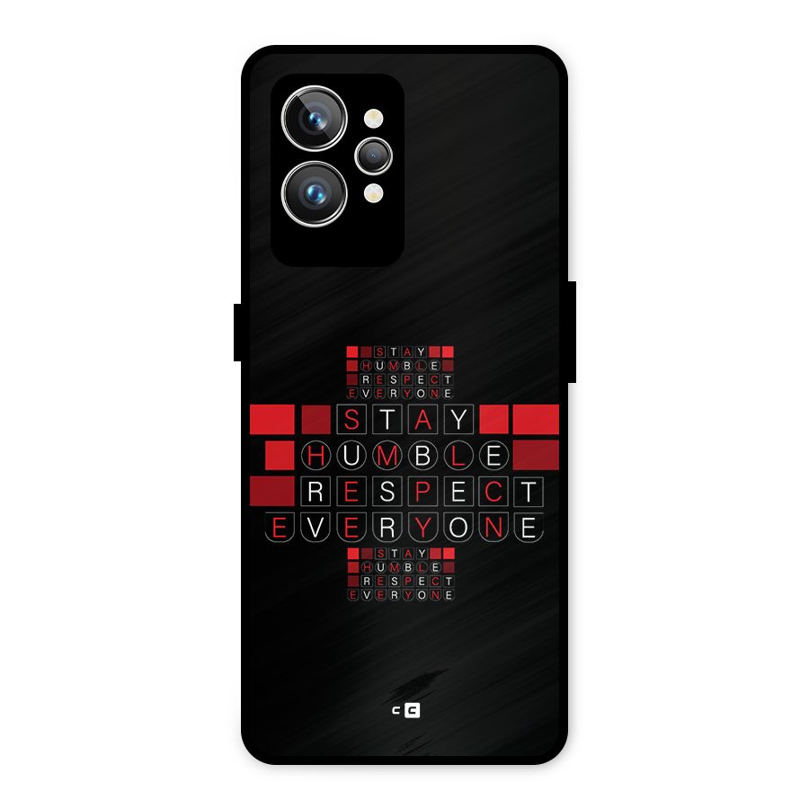Humble Respect Metal Back Case for Realme GT2 Pro