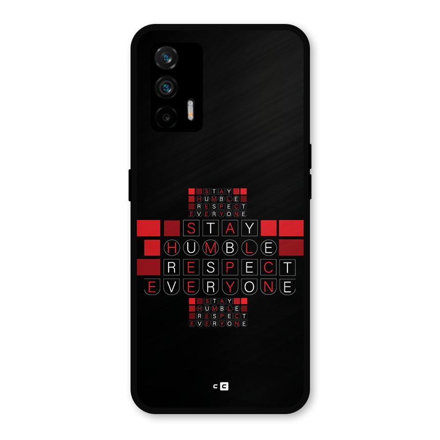 Humble Respect Metal Back Case for Realme GT 5G