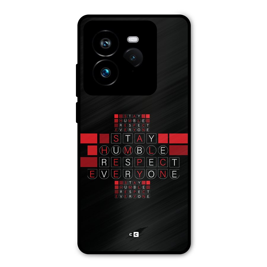 Humble Respect Metal Back Case for Realme GT 7 Pro
