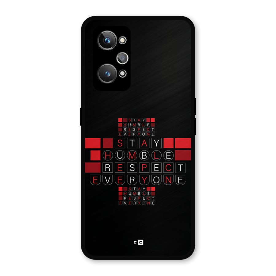 Humble Respect Metal Back Case for Realme GT Neo2