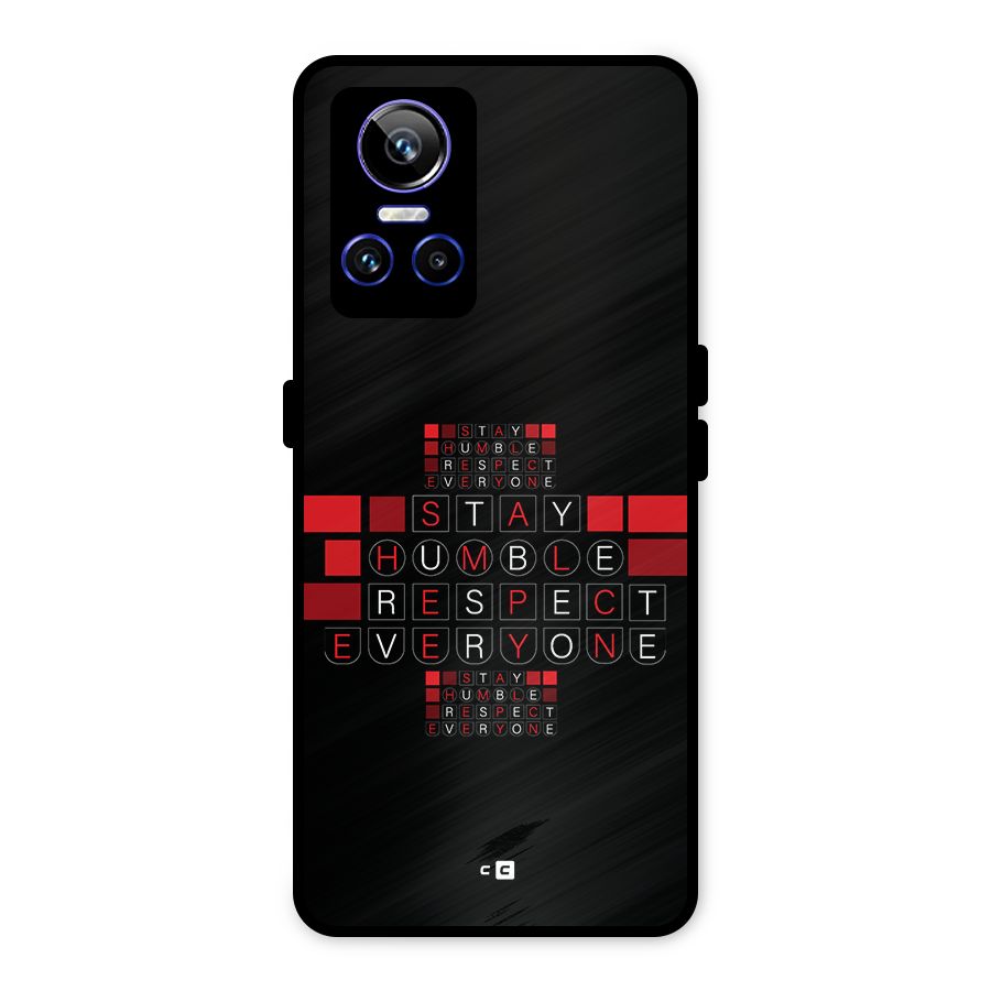 Humble Respect Metal Back Case for Realme GT Neo 3