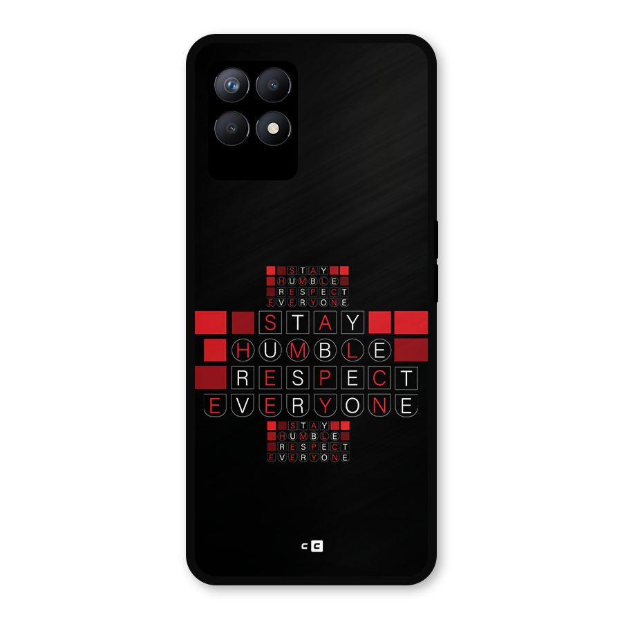 Humble Respect Metal Back Case for Realme Narzo 50