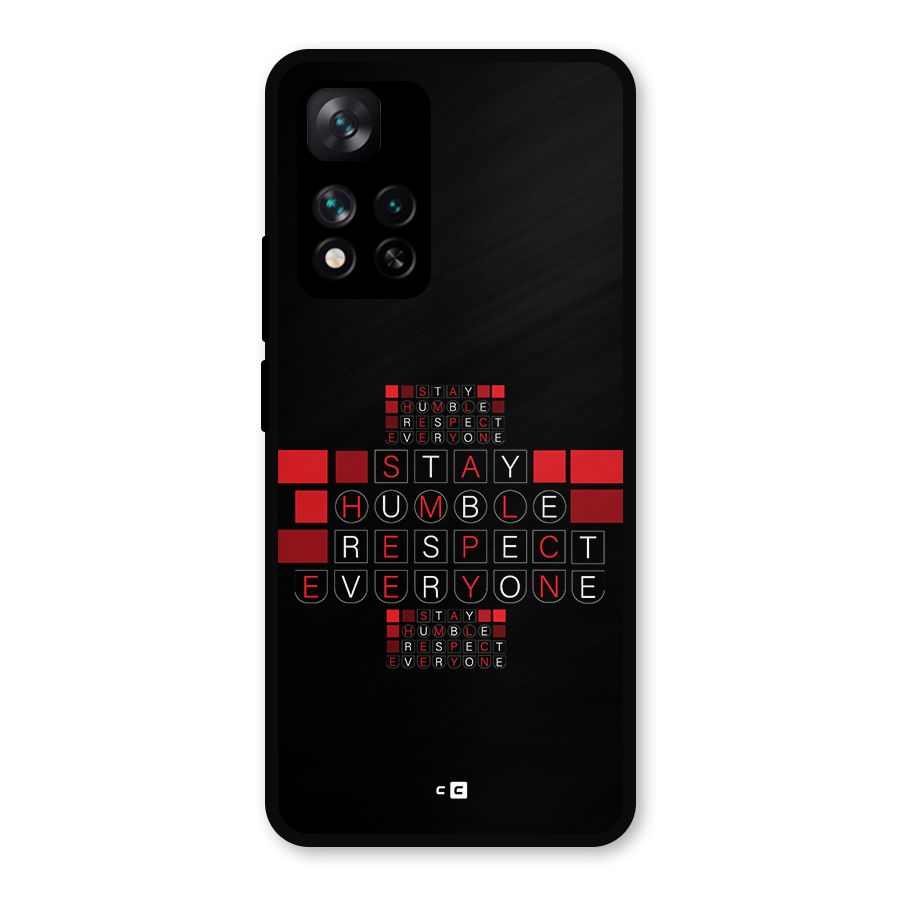 Humble Respect Metal Back Case for Xiaomi 11i 5G