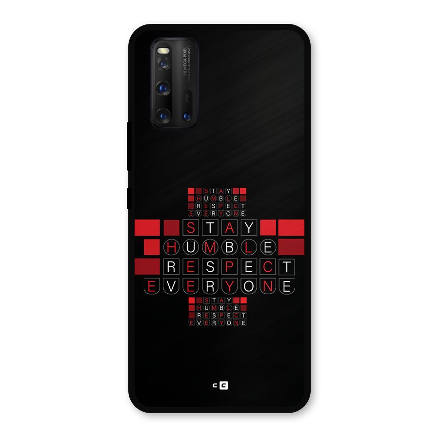 Humble Respect Metal Back Case for iQOO 3