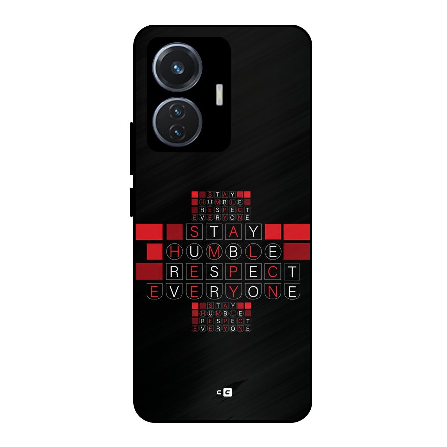 Humble Respect Metal Back Case for iQOO Z6 44W