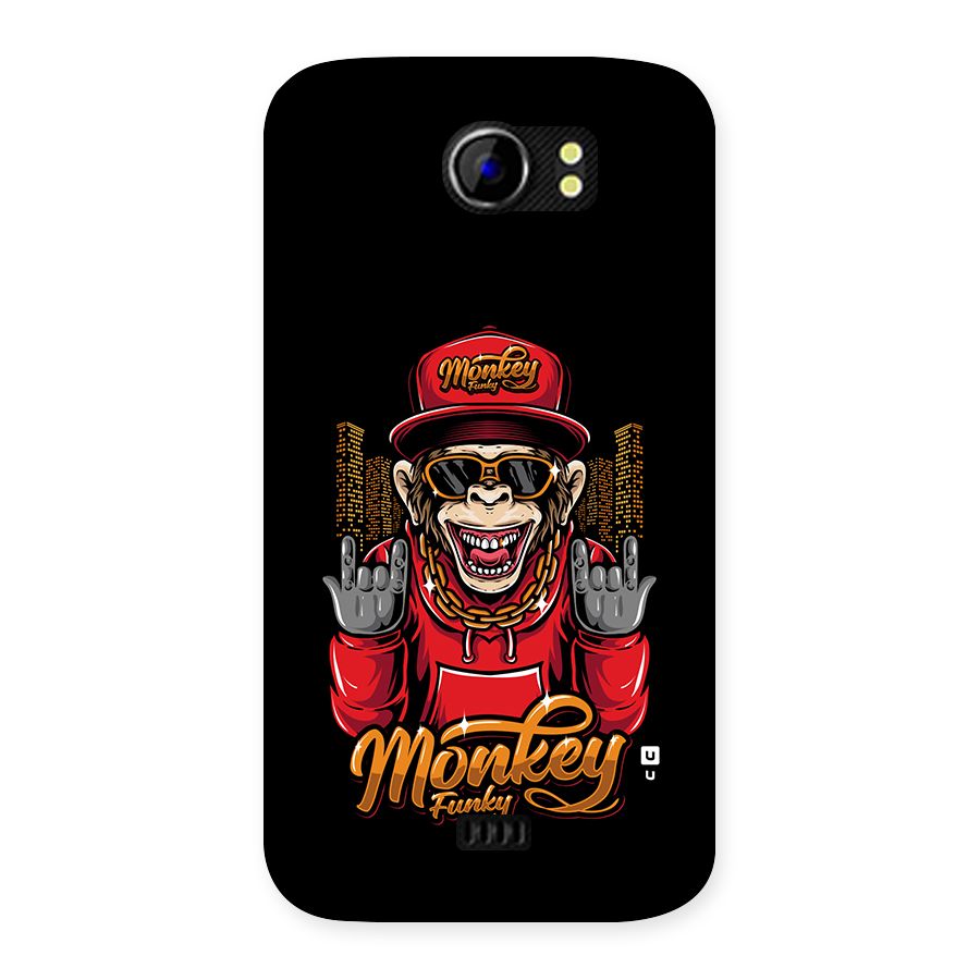Hunky Funky Monkey Back Case for Canvas 2 A110