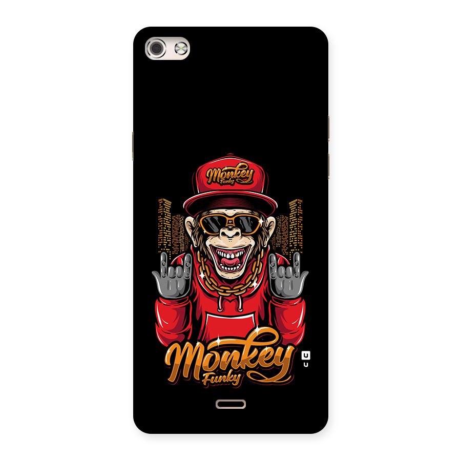 Hunky Funky Monkey Back Case for Canvas Silver 5