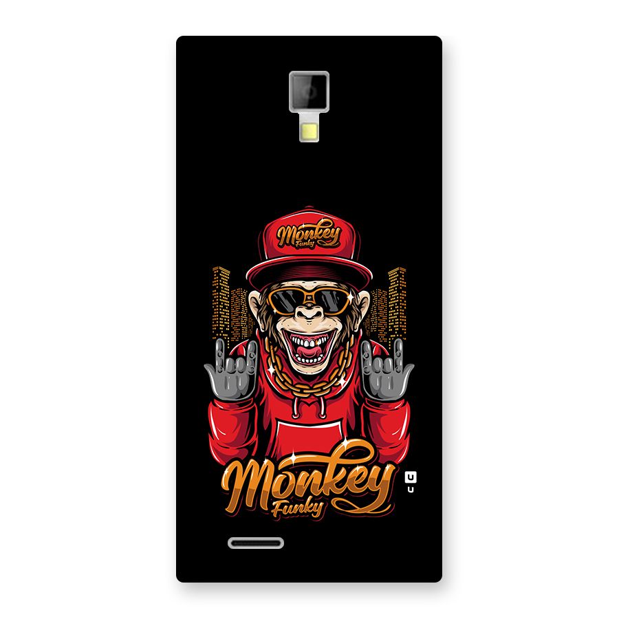 Hunky Funky Monkey Back Case for Canvas Xpress A99