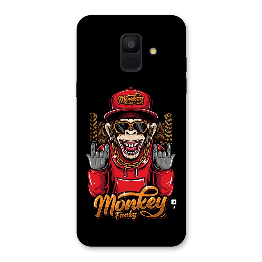 Hunky Funky Monkey Back Case for Galaxy A6 (2018)