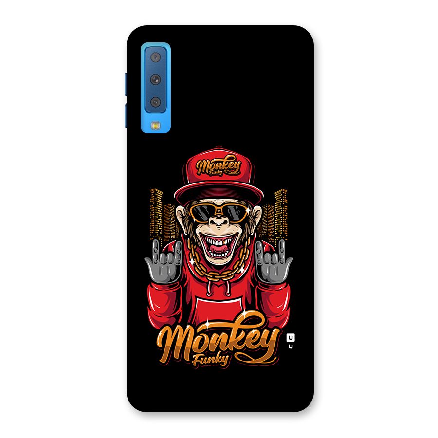 Hunky Funky Monkey Back Case for Galaxy A7 (2018)