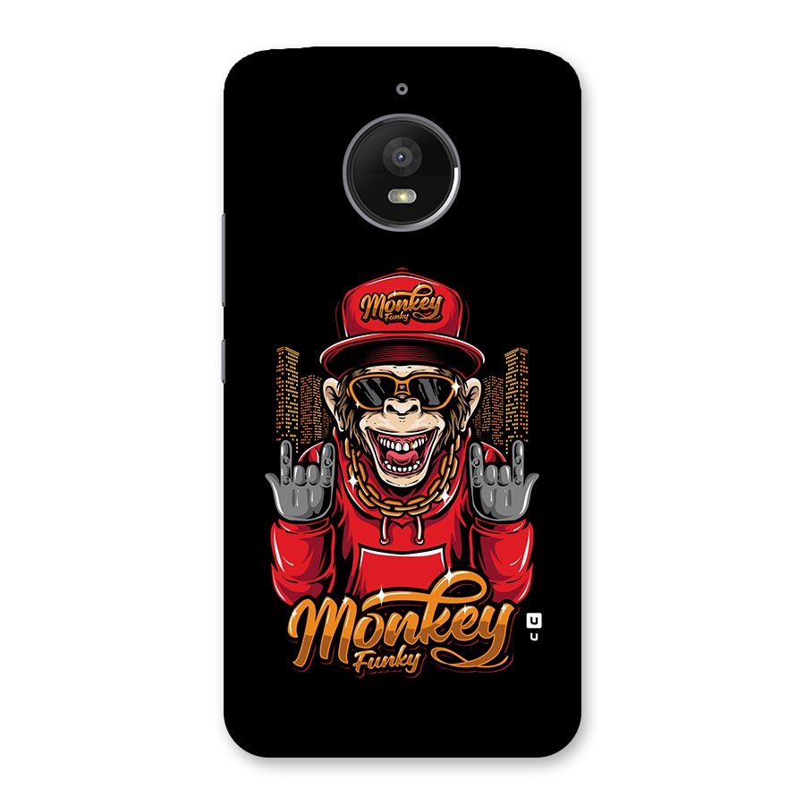 Hunky Funky Monkey Back Case for Moto E4 Plus