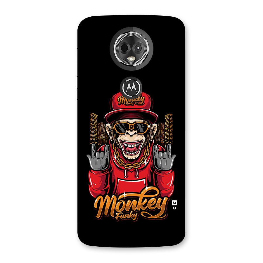 Hunky Funky Monkey Back Case for Moto E5 Plus