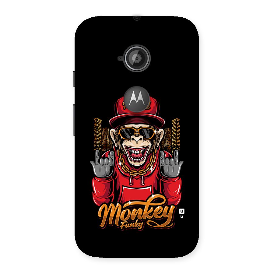 Hunky Funky Monkey Back Case for Moto E 2nd Gen