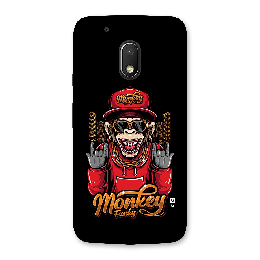 Hunky Funky Monkey Back Case for Moto G4 Play
