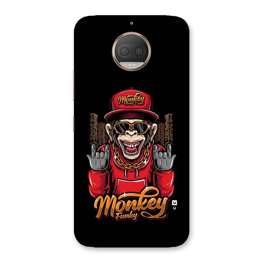 Hunky Funky Monkey Back Case for Moto G5s Plus