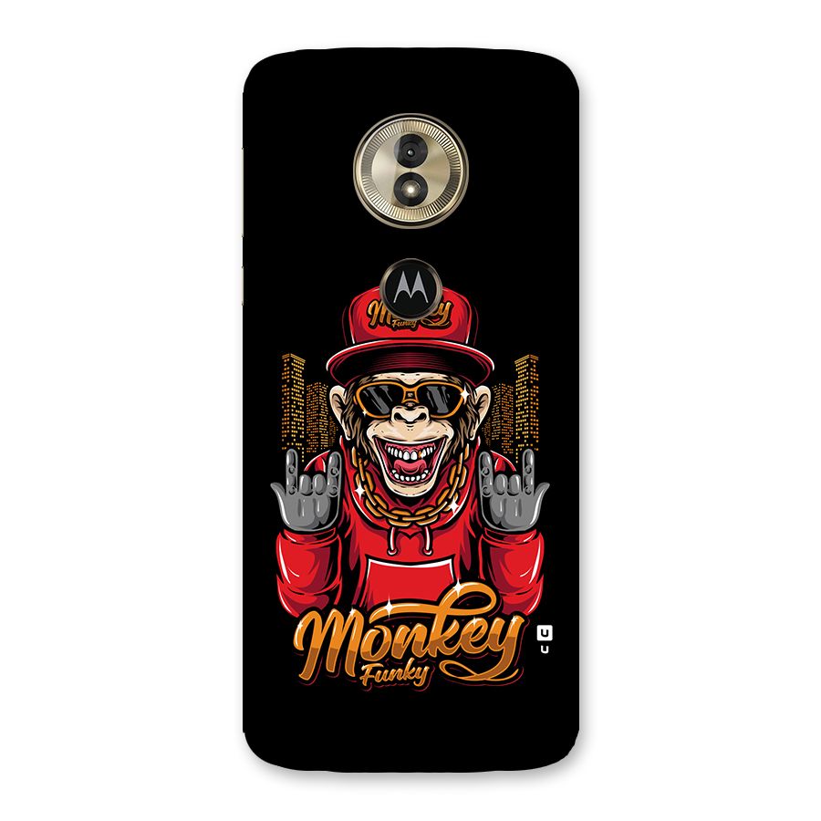 Hunky Funky Monkey Back Case for Moto G6 Play