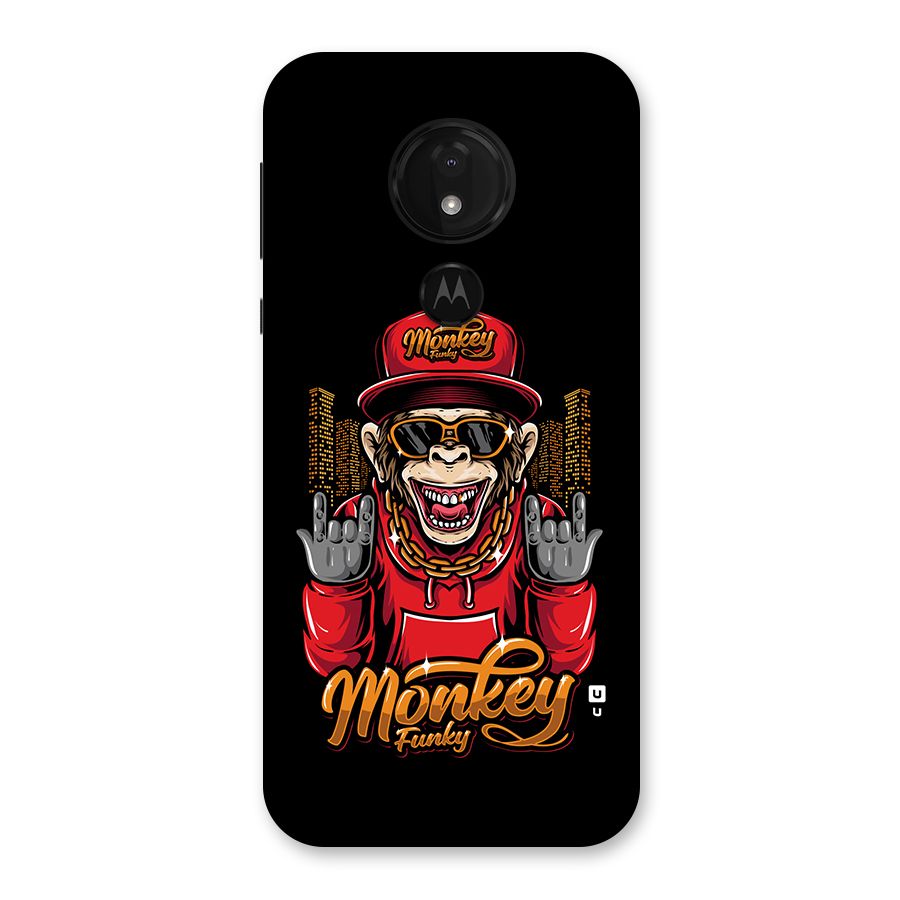 Hunky Funky Monkey Back Case for Moto G7 Power
