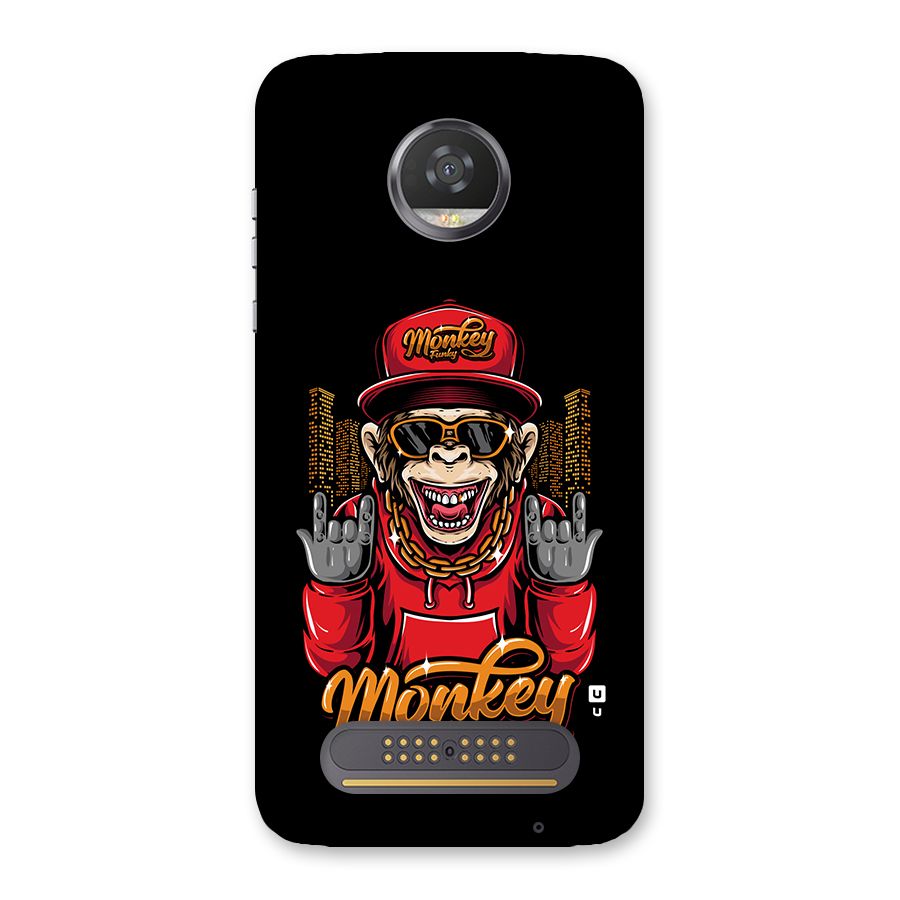 Hunky Funky Monkey Back Case for Moto Z2 Play
