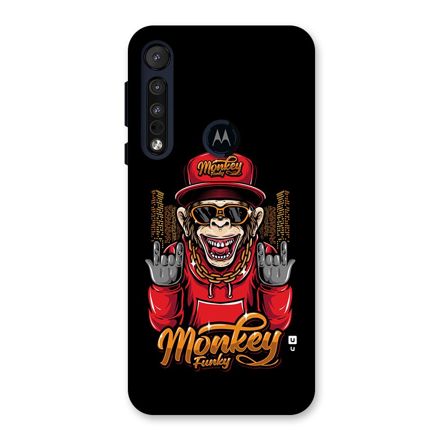 Hunky Funky Monkey Back Case for Motorola One Macro