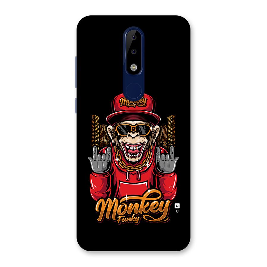 Hunky Funky Monkey Back Case for Nokia 5.1 Plus
