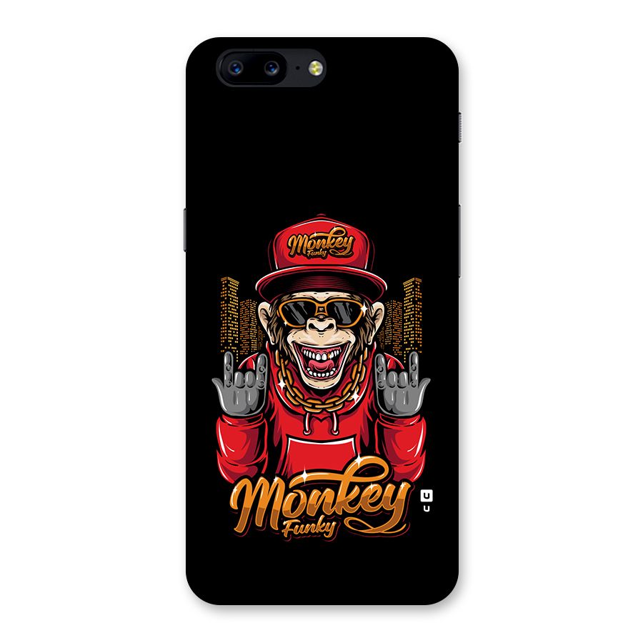 Hunky Funky Monkey Back Case for OnePlus 5
