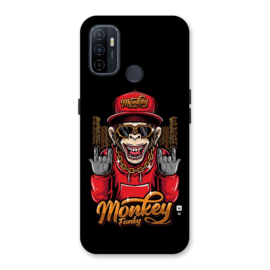 Hunky Funky Monkey Back Case for Oppo A53