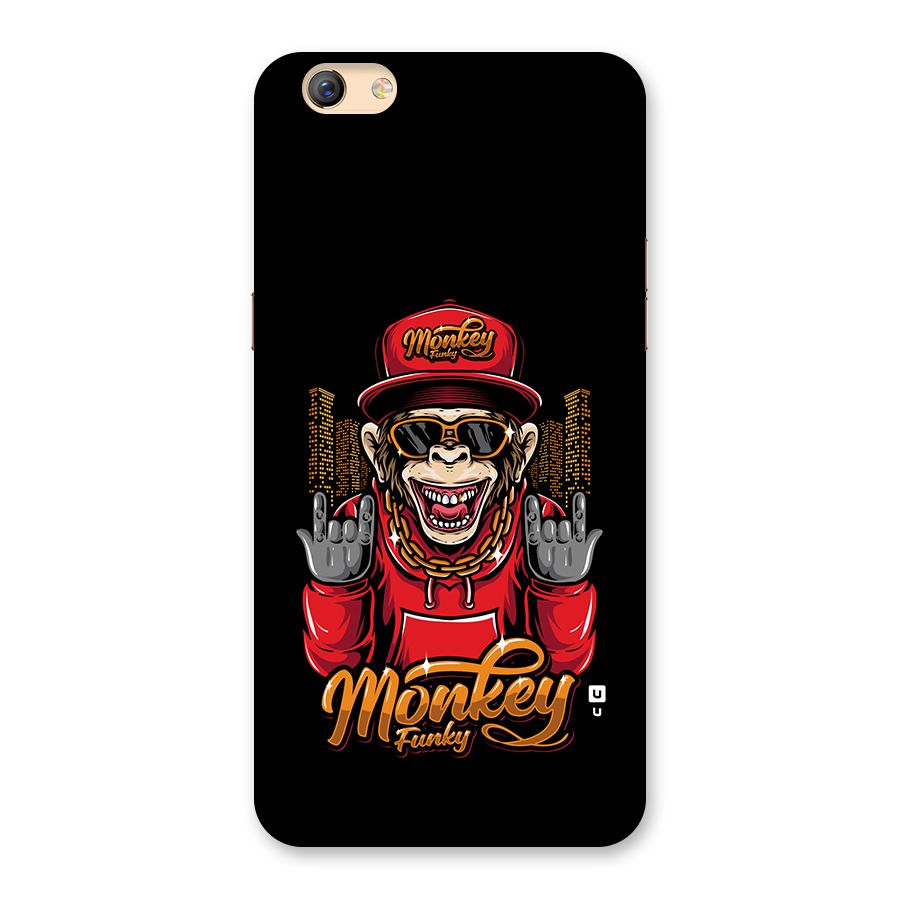 Hunky Funky Monkey Back Case for Oppo F3 Plus