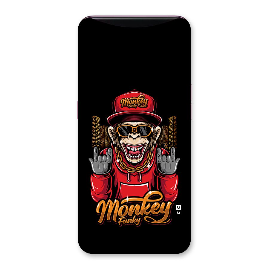 Hunky Funky Monkey Back Case for Oppo Find X