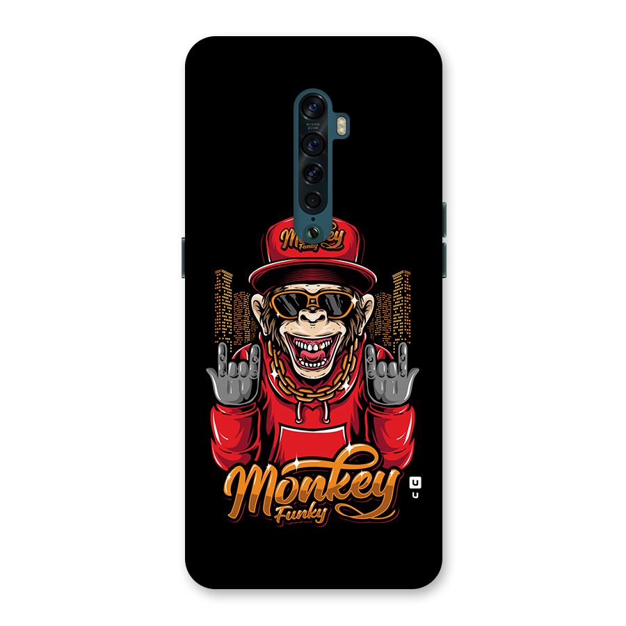 Hunky Funky Monkey Back Case for Oppo Reno2