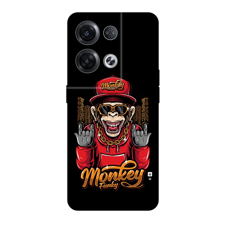 Hunky Funky Monkey Back Case for Oppo Reno8 Pro 5G